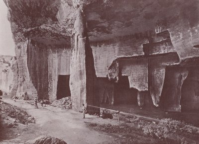 Italy: Syracuse, Latomia del Paradiso (b/w photo) 作者 意大利摄影师