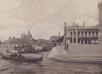 码头，Dalla Riva Degli Schiavoni（黑白照片） 作者 意大利摄影师