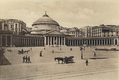 Naples: Chiesa S Francesco Di Paola (b/w photo) 作者 意大利摄影师