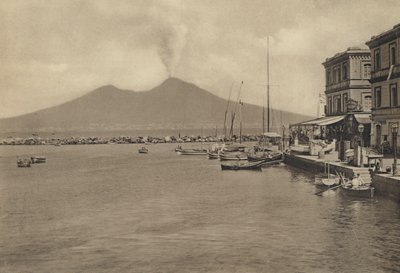 那不勒斯：S Lucia Col Vesuvio（黑白照片） 作者 意大利摄影师