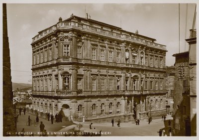 佩鲁贾，Universita degli Stranieri，1920年 作者 意大利摄影师