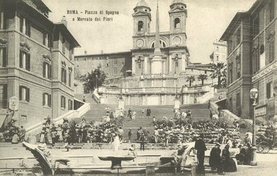 罗马，意大利，Piazza Di Spagna 作者 意大利摄影师