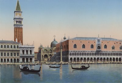 威尼斯，Piazzetta San Marco和Palazzo Ducale来自泻湖 作者 意大利摄影师