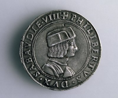 萨沃伊的Philibert II（1497-1504），15-16世纪（银）的4-Teston硬币（正面）（反向看165733） 作者 Italian School