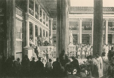 大教堂的Crim Nal判决（凹版印刷） 作者 Italian School