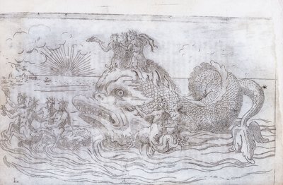 神奇的鱼战车，1579年 作者 意大利学校