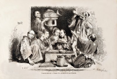 1869年意大利版Tour du Monde的小型清酒 作者 意大利学校