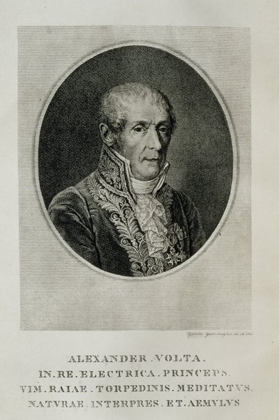 Alessandro Giuseppe Antonio Anastasio Volta（1745-1827），来自米兰的LOpera Alessandro Volta，1927年 作者 Italian School