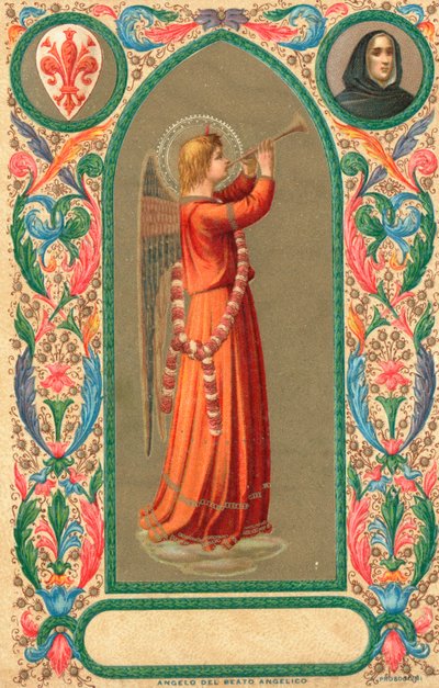 Beato Angelico（彩色石版印刷） 作者 意大利学校
