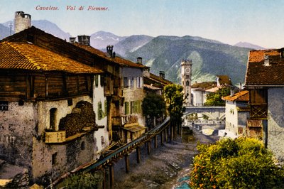 卡瓦莱塞，Val di Fiemme，明信片，意大利特伦蒂诺-上阿迪杰，20 世纪 作者 意大利学校