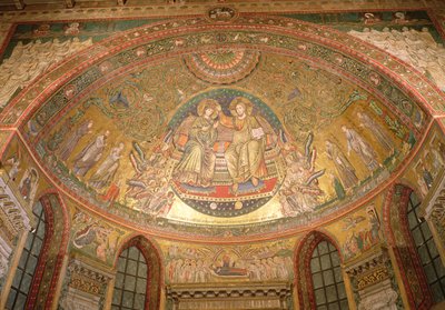 Christ Enthroned（马赛克） 作者 意大利学校