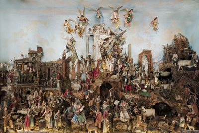 Crèche，1725-75年 作者 意大利学校