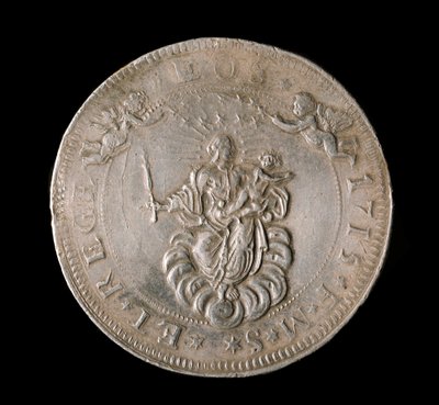 基因共和国货币：六伊库斯银币。 直径。 61.5 毫米。 1715.前面。 Genes Musei di Strada Nuova (inv, M7156) 作者 意大利学校