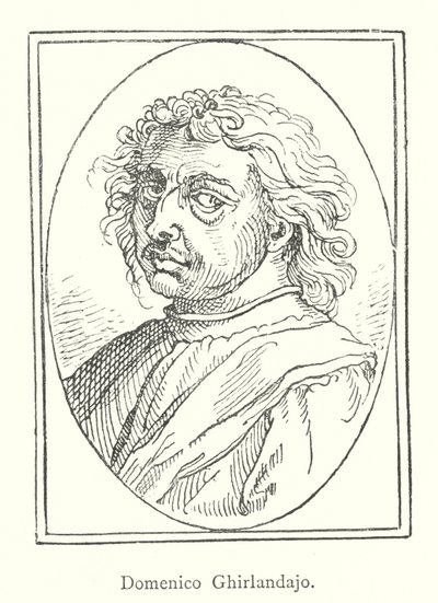 Domenico Ghirlandajo（雕刻）。 作者 意大利学校