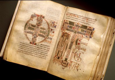 一份 11 世纪的礼仪手稿的双页。 (Ms.B 8, folii 170v. 171r.) 来自 Val Castoriana 的 Sant