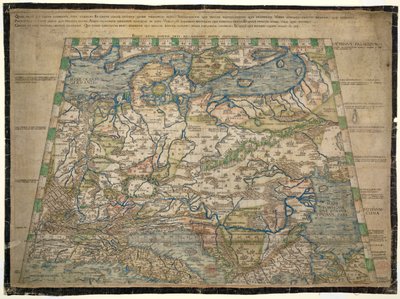 欧洲，插图选自《Quod picta est parva germania tota tabella... 作者 意大利学校