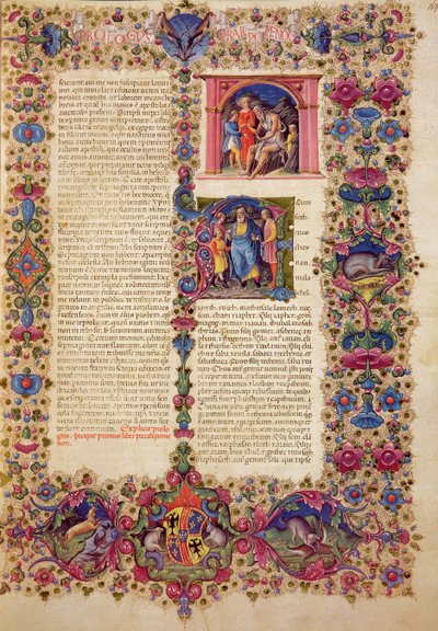 Fol.167r 第一卷编年史，来自 Borso d