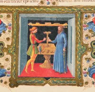 Fol.208r 圣保罗给提摩太的信，选自 Borso d