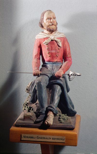 Giuseppe Garibaldi（1807-82），c.1860（彩绘兵马俑） 作者 意大利学校