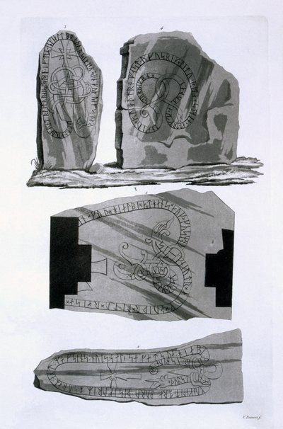 格尼斯塔德青铜器，约 1820-30 年代（彩色雕刻） 作者 意大利学校
