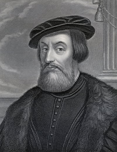 Hernan Cortes，由威廉·霍尔（William Holl）刻，1830年代 作者 意大利学校