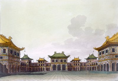 北京富人的家，1820年代至30年代 作者 意大利学校