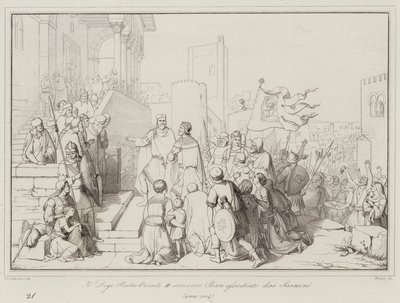 Il Doge Pietro Orseolo II soccorre Bari assediato dai Saraceni 作者 意大利学校