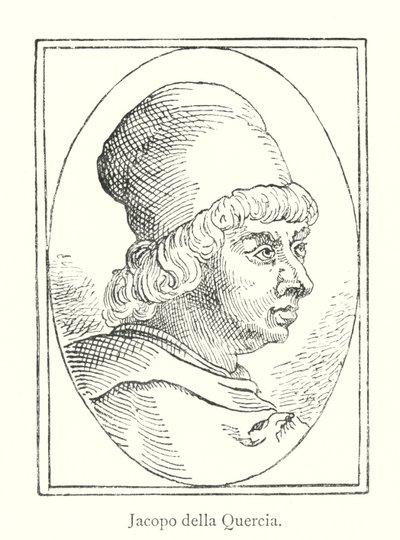 Jacopo della Quercia (雕刻) 作者 意大利学校
