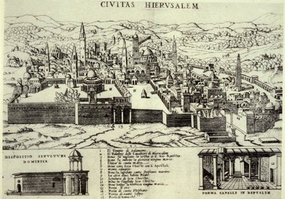 耶路撒冷，1581年 作者 意大利学校