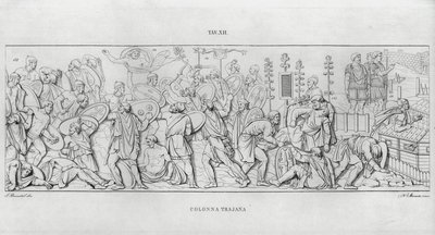 La Colonna Trajana, Trajans Column (engraving) 作者 意大利学校