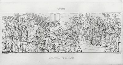 La Colonna Trajana, Trajans Column (engraving) 作者 意大利学校