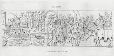 La Colonna Trajana, Trajans Column (engraving) 作者 意大利学校