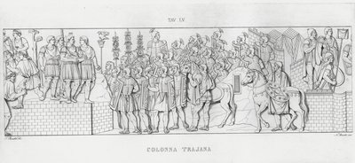 La Colonna Trajana, Trajans Column (engraving) 作者 意大利学校