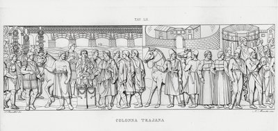 La Colonna Trajana, Trajans Column (engraving) 作者 意大利学校