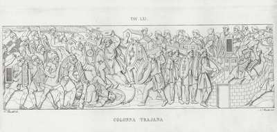 La Colonna Trajana, Kolom Trajan (ukiran) 作者 意大利学校