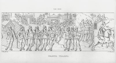La Colonna Trajana, Trajans Column (engraving) 作者 意大利学校