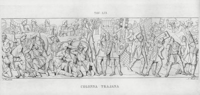 La Colonna Trajana, Trajans Column (engraving) 作者 意大利学校