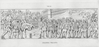 La Colonna Trajana, Trajans Column (engraving) 作者 意大利学校