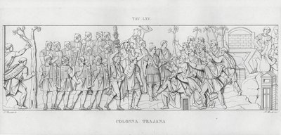 La Colonna Trajana, Trajans Column (engraving) 作者 意大利学校
