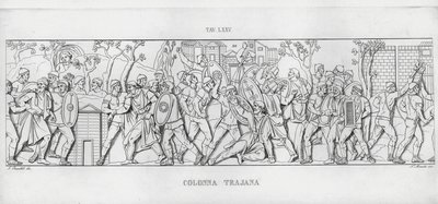 La Colonna Trajana, Trajans Column (engraving) 作者 意大利学校