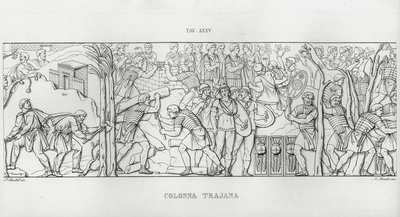 La Colonna Trajana，图拉真的柱子（雕刻） 作者 意大利学校