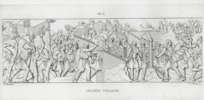 La Colonna Trajana，图拉真的柱子（雕刻） 作者 意大利学校