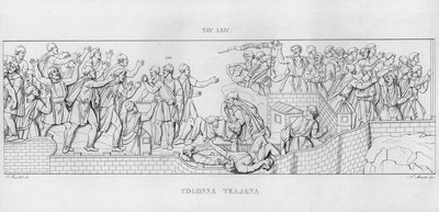 La Colonna Trajana，图拉真的柱子（雕刻） 作者 意大利学校