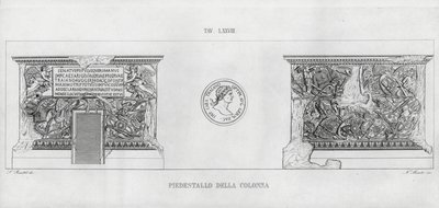 La Colonna Trajana，图拉真的柱子（雕刻） 作者 意大利学校