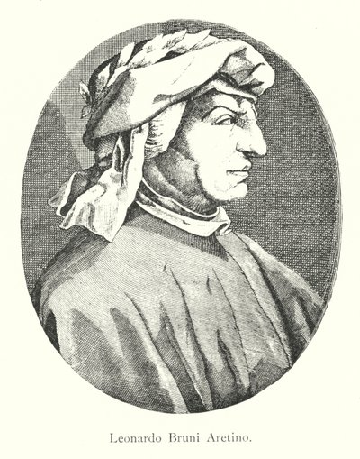 莱昂纳多·布鲁尼·阿雷蒂诺 (Leonardo Bruni Aretino) (雕刻) 作者 意大利学校