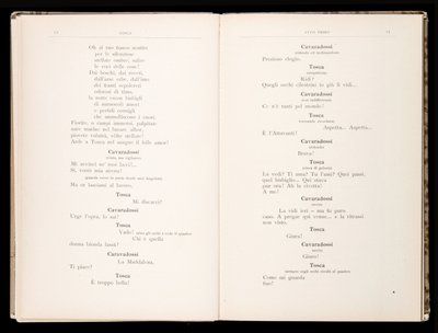 托斯卡的剧本，贾科莫·普契尼（Giacomo Puccini），意大利里科尔迪版 作者 意大利学校