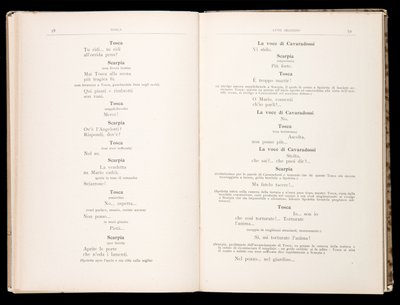 托斯卡的剧本，贾科莫·普契尼 (Giacomo Puccini)，意大利里科尔迪版 作者 意大利学校