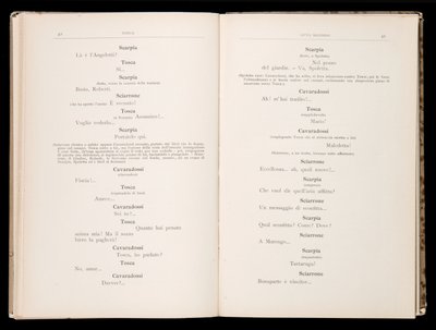 托斯卡的剧本，贾科莫·普契尼 (Giacomo Puccini)，意大利里科尔迪版 作者 意大利学校