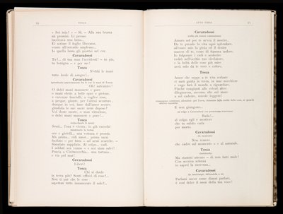 托斯卡的剧本，贾科莫·普契尼 (Giacomo Puccini)，意大利里科尔迪版 作者 意大利学校