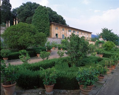 Limonaia和花园，Celle的别墅 作者 Italian School